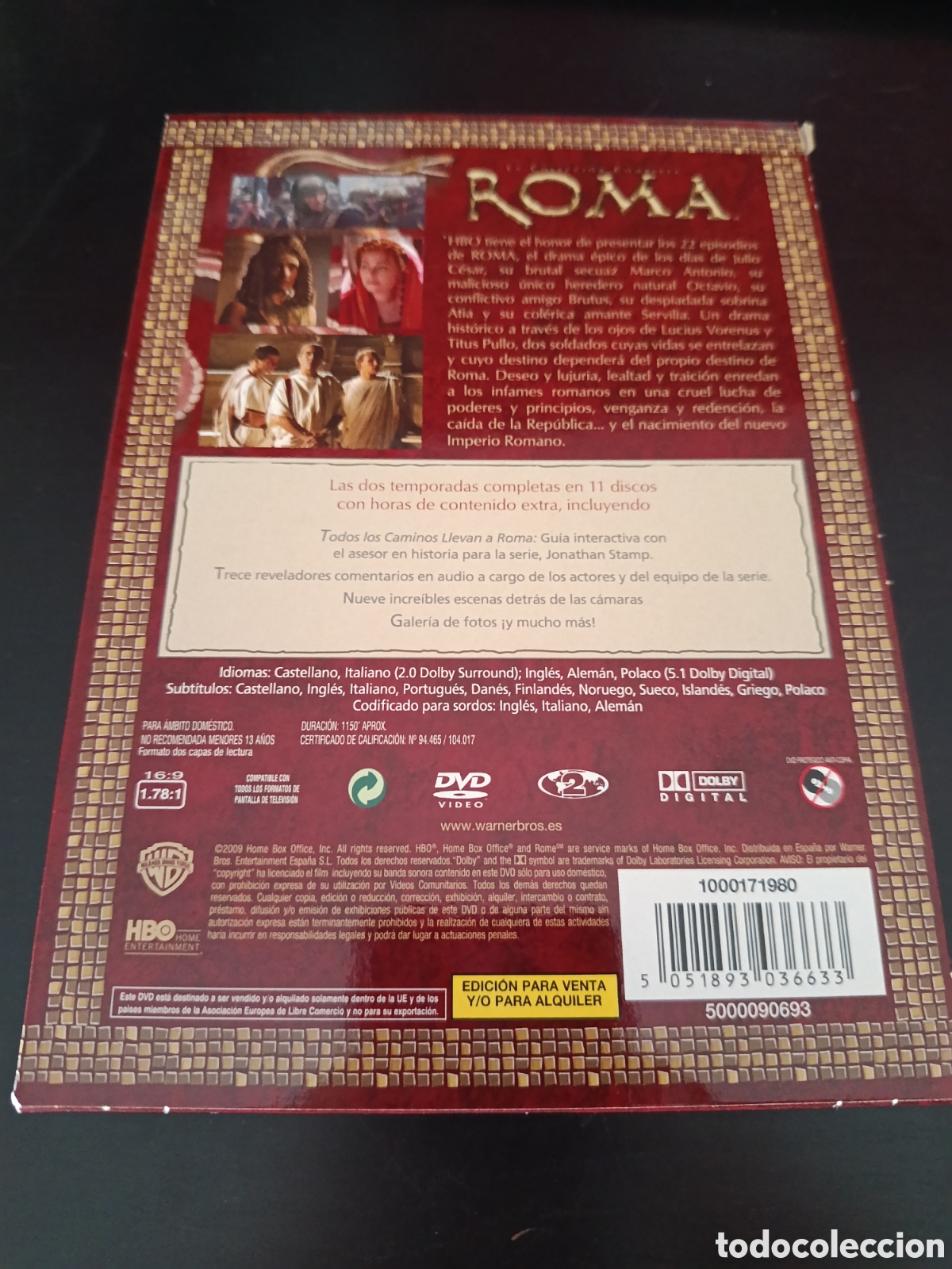 Series de TV: Dvd. Roma. Serie Completa. - Foto 2
