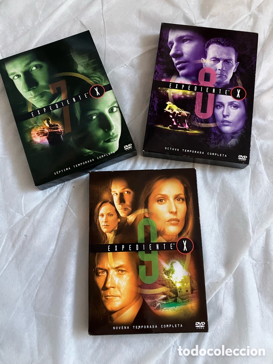 Series de TV: Lote de loas tres &uacute;ltimas temporadas en DVD de la serie de TV Expediente X