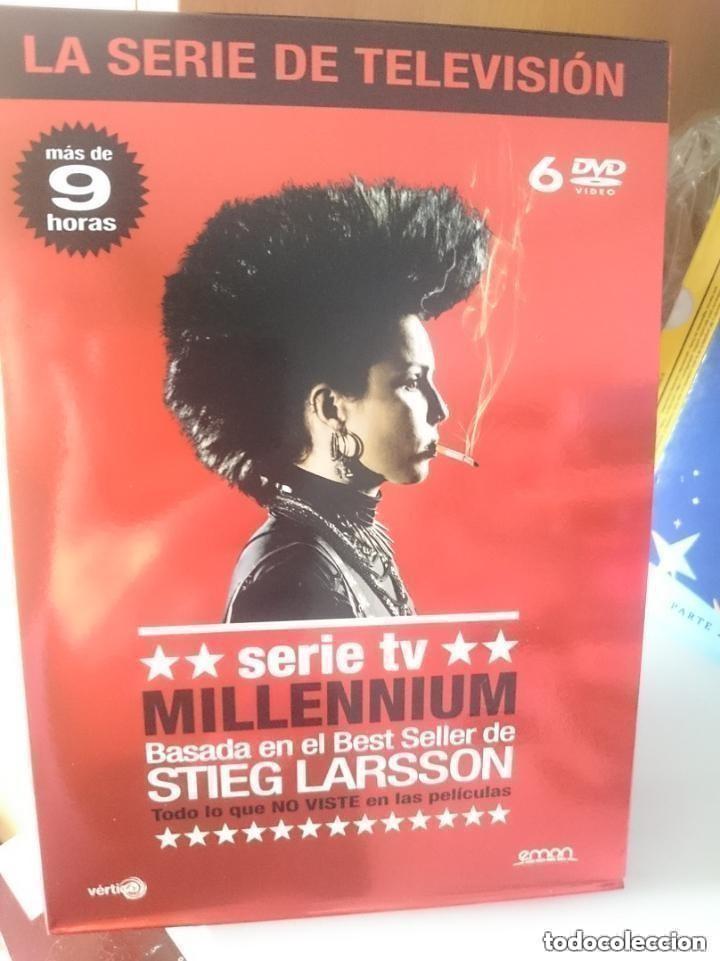 Series de TV: DVD - serie MILLENNIUM - 6 DVD de STIEG LARSSON - mas de 9 HORAS