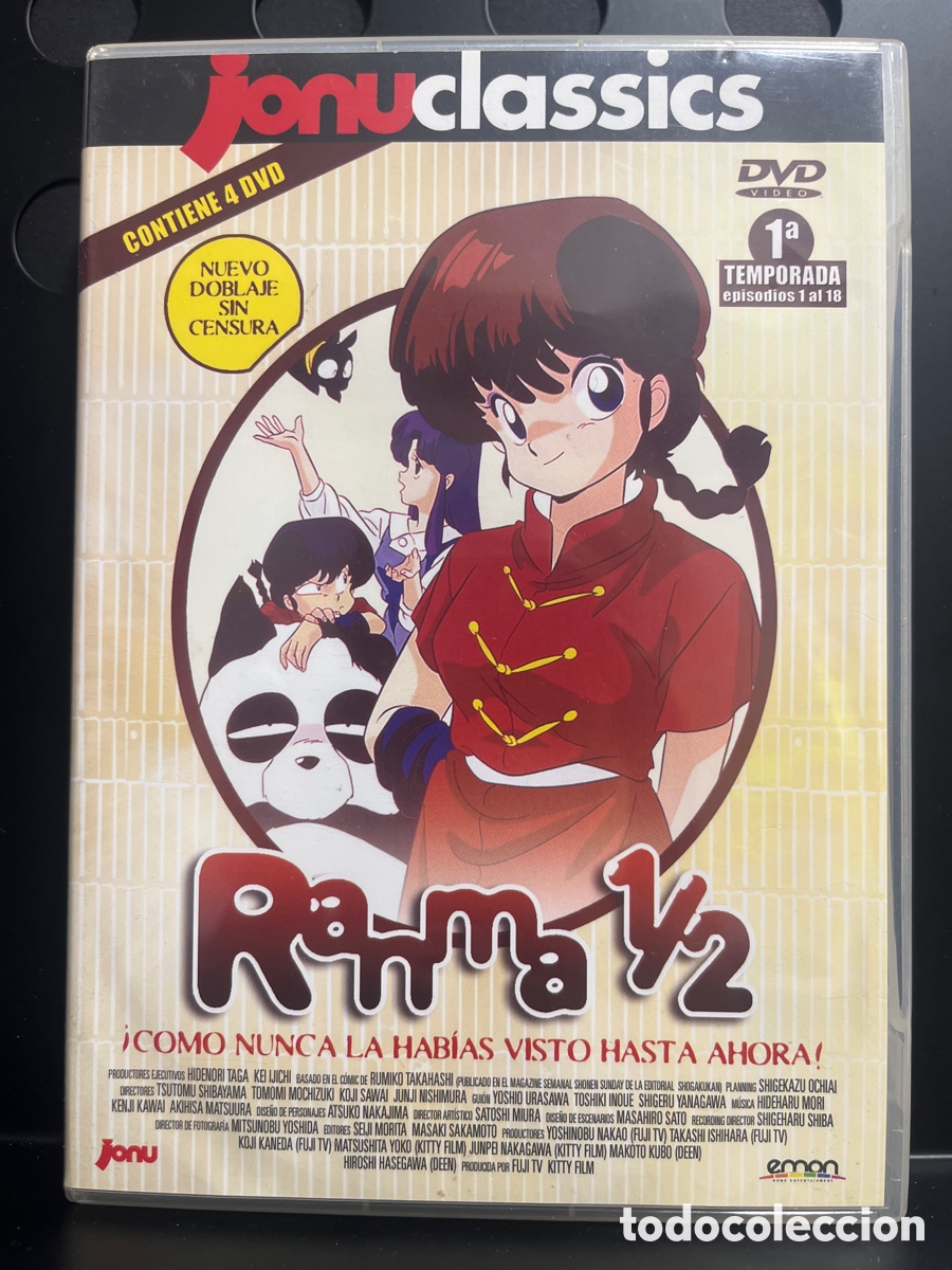 Series de TV: RANMA 1/2 TEMPORADA 1 CONTIENE 4 DVD 450&rsquo; ANIME ( 1989 )