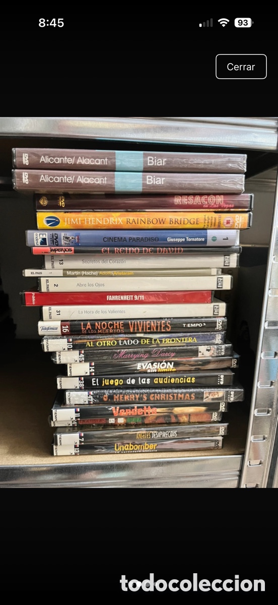Series de TV: Lote de 70 dvd originales de cine y documental - Foto 2