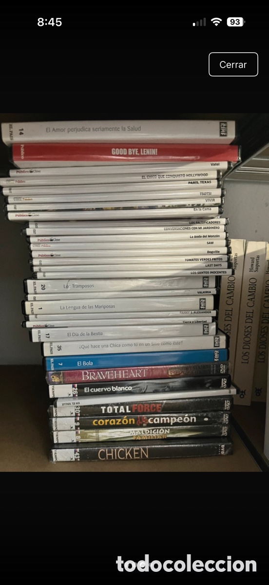 Series de TV: Lote de 70 dvd originales de cine y documental - Foto 3