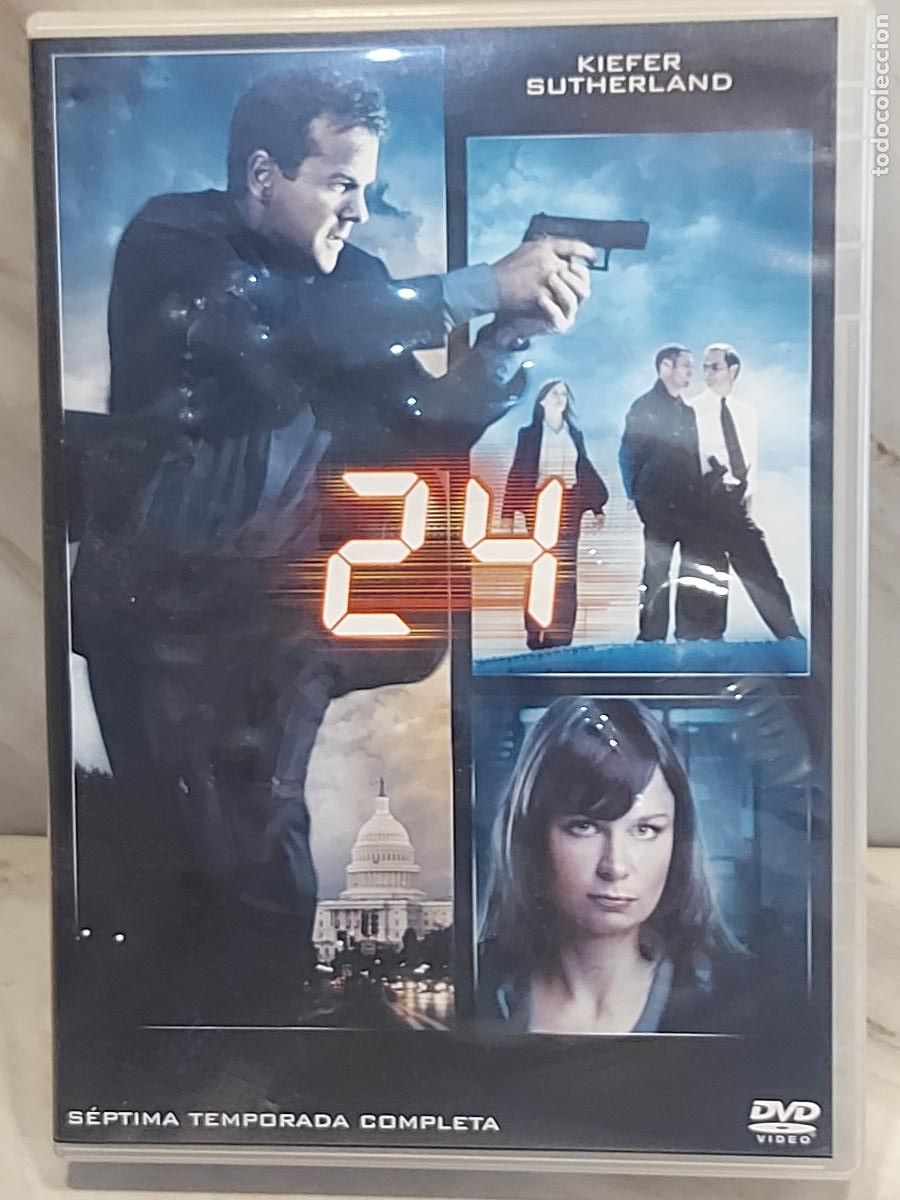 Series de TV: 24 | S&Eacute;PTIMA TEMPORADA | 5 DE 6 DVD | FALTA DISCO 2 | KIEFER SUTHERLAND | FOX 2009