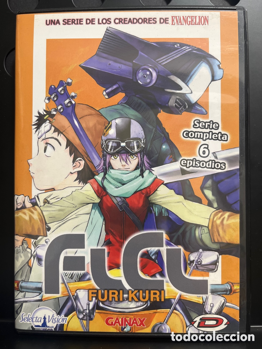 Series de TV: FLCL : FURI KURI SERIE COMPLETA 6 EPISODIOS ANIME 150&rsquo; DVD ( 1999/2001 )