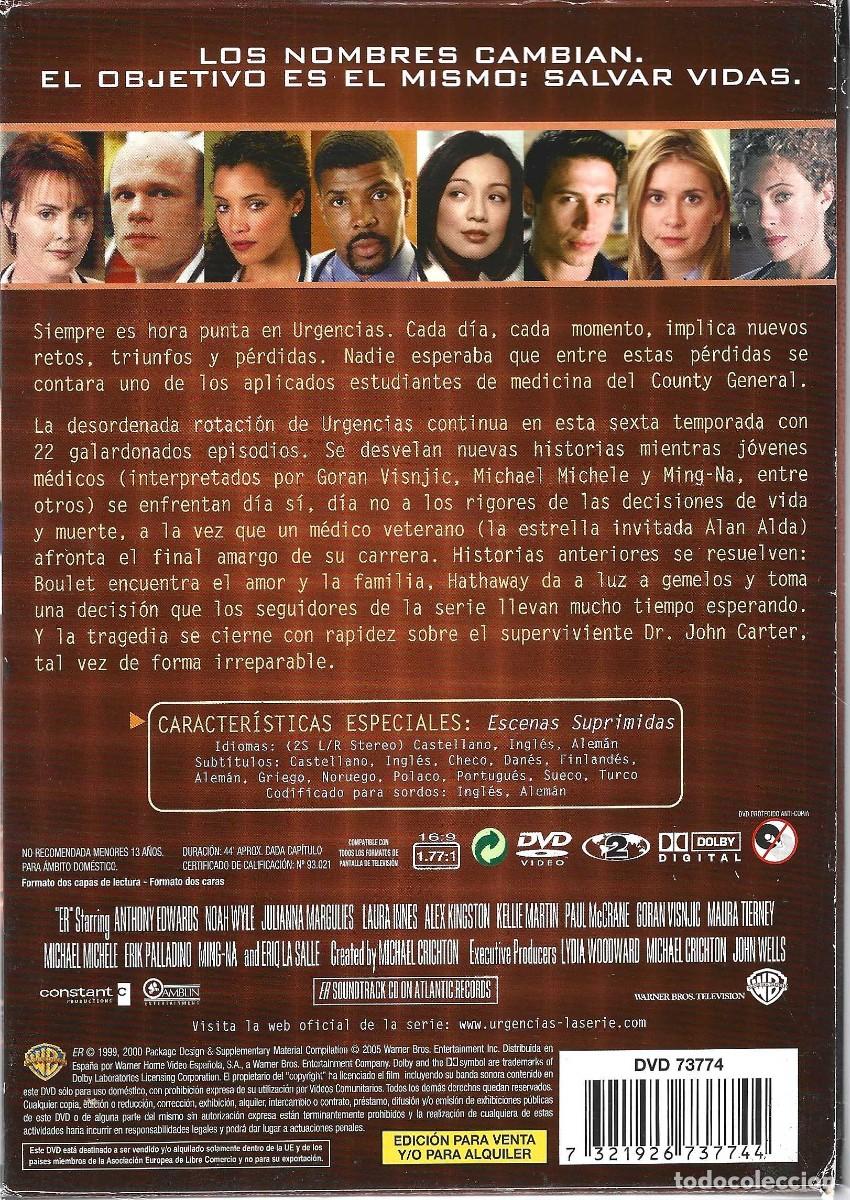 Series de TV: URGENCIAS SERIE 6 COMPLETA - Foto 3