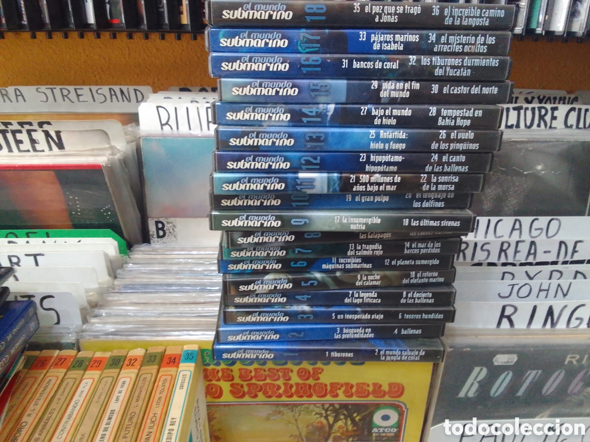 Series de TV: el mundo submarino,18 dvds completa