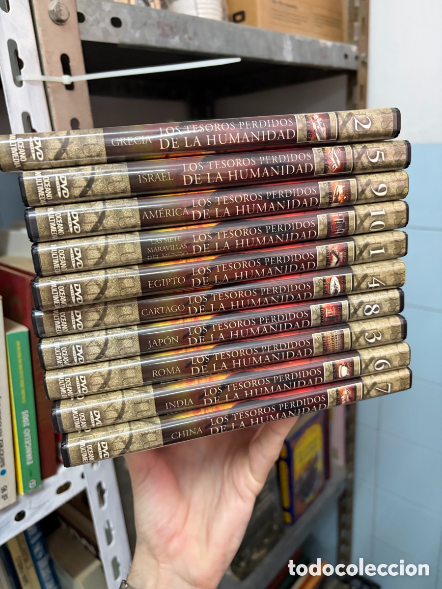 Series de TV: Colecci&oacute;n DVD tesoros perdidos de la humanidad: Roma Grecia Israel Am&eacute;rica Egipto Cartago Jap&oacute;n