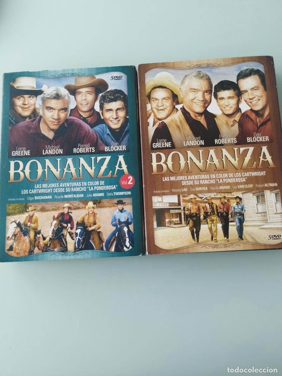 Series de TV: Lote 2 Packs DVD - BONANZA (Las Mejores Aventuras en Color - Vol&uacute;menes 1 y 2) - 10 DVDs en Total -