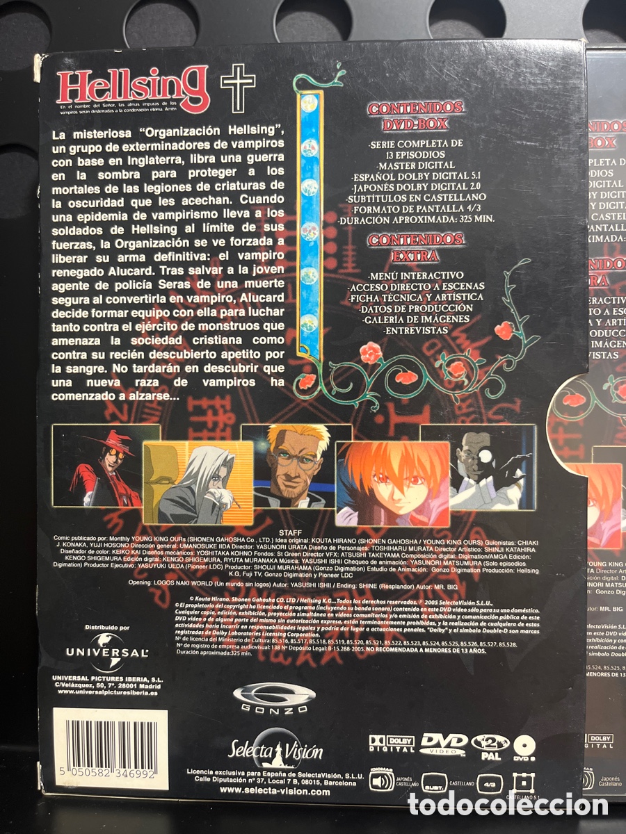 Series de TV: HELLSING : SERIE COMPLETA DE 13 EPISODIOS EN 3 DVD ( 2005 ) - Foto 2