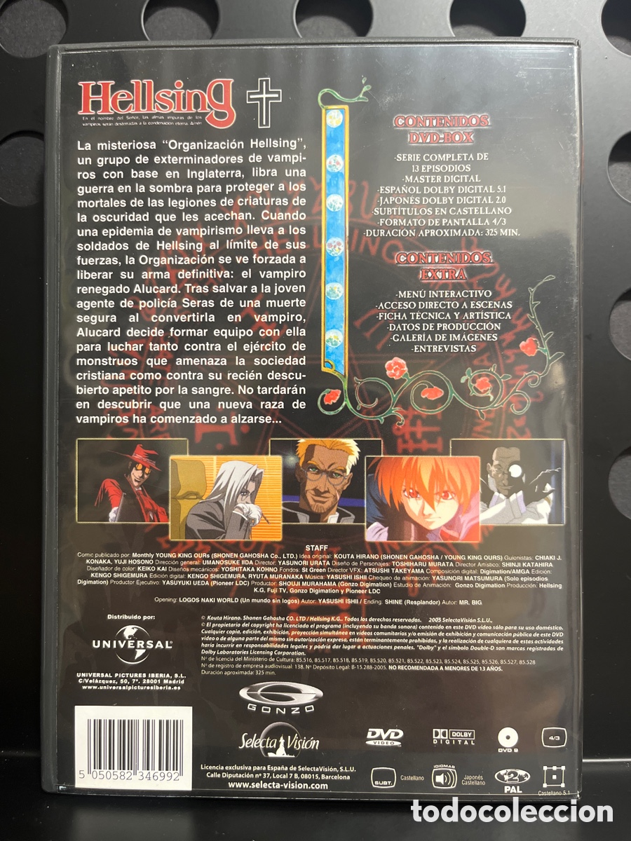 Series de TV: HELLSING : SERIE COMPLETA DE 13 EPISODIOS EN 3 DVD ( 2005 ) - Foto 4