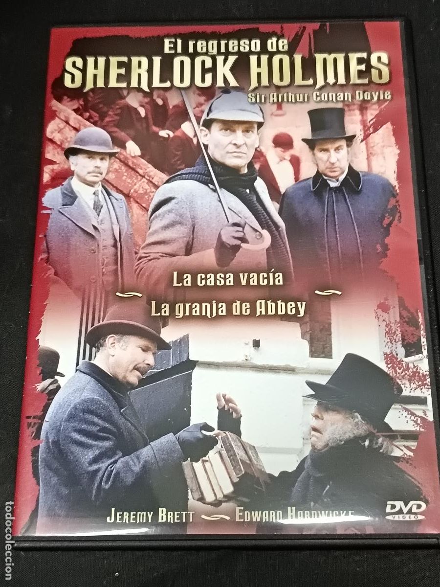 Series de TV: El regreso de Sherlock Holmes con Jeremy Brett. La casa vacia y La Granja de Abbey. DVD