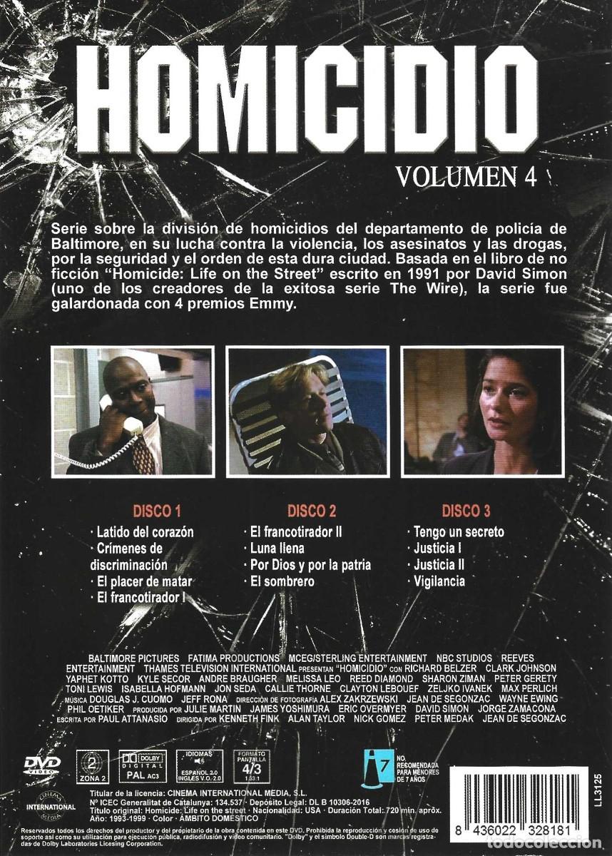 Series de TV: HOMICIDIO VOLUMEN 4 (3 DVD) - Foto 2