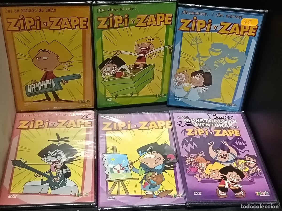 Serie di TV: ZIPI y ZAPE Serie de Animaci&oacute;n TV. de 2003. Colecci&oacute;n de 6 DVDs.
