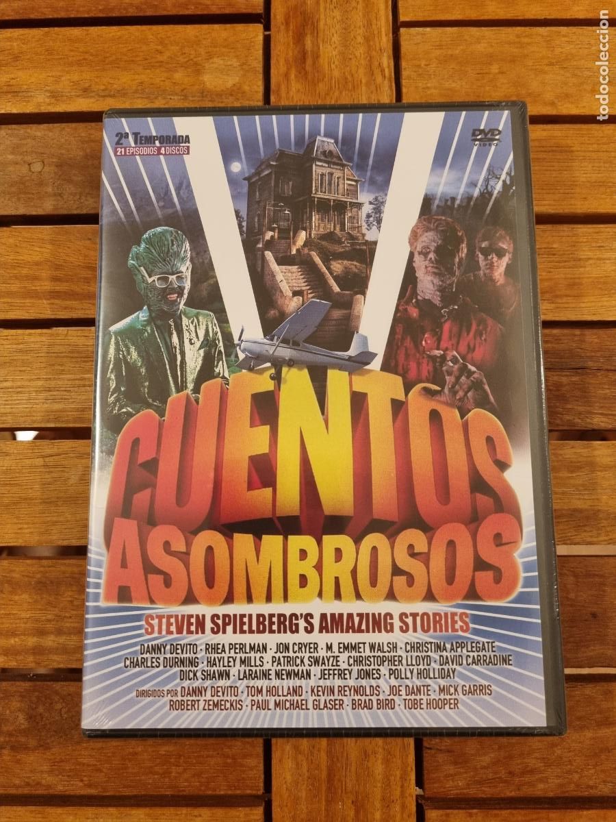 Series de TV: Cuentos asombrosos - 2&ordf; temporada - DVD nuevo - Steven Spielberg's Amazing Stories - 4 DVD