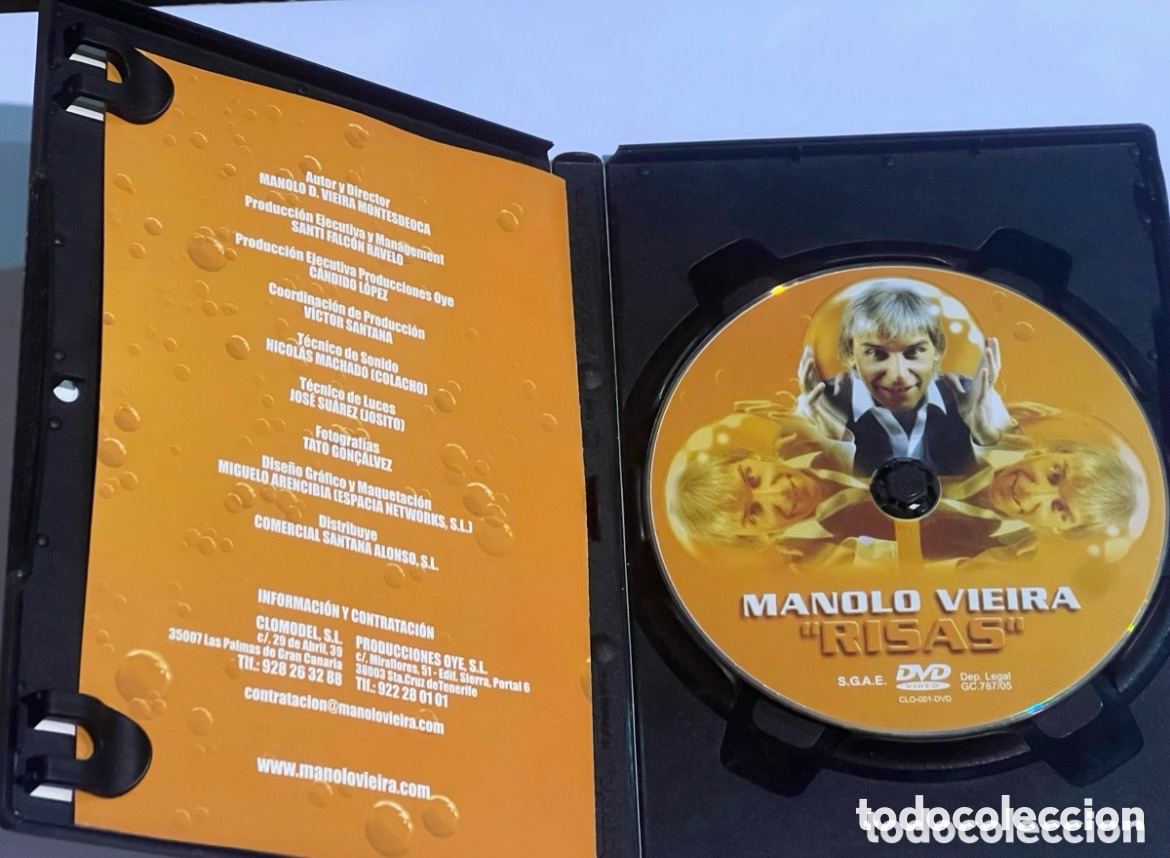 Series de TV: Manolo Vieira DVD &rdquo;RISAS&rdquo;2005 - Foto 3