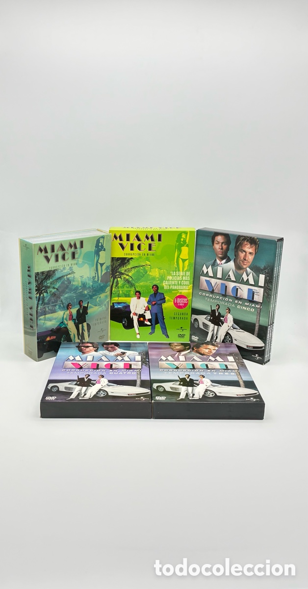 Series de TV: Serie Completa Miami Vice 5 temporadas DVD
