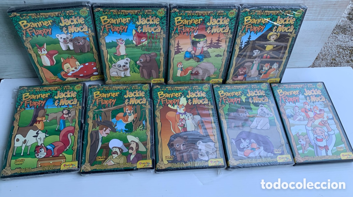 Series de TV: Coleccion dvd&rsquo;s Baner y Flappy y Yackei y Nuca precintados