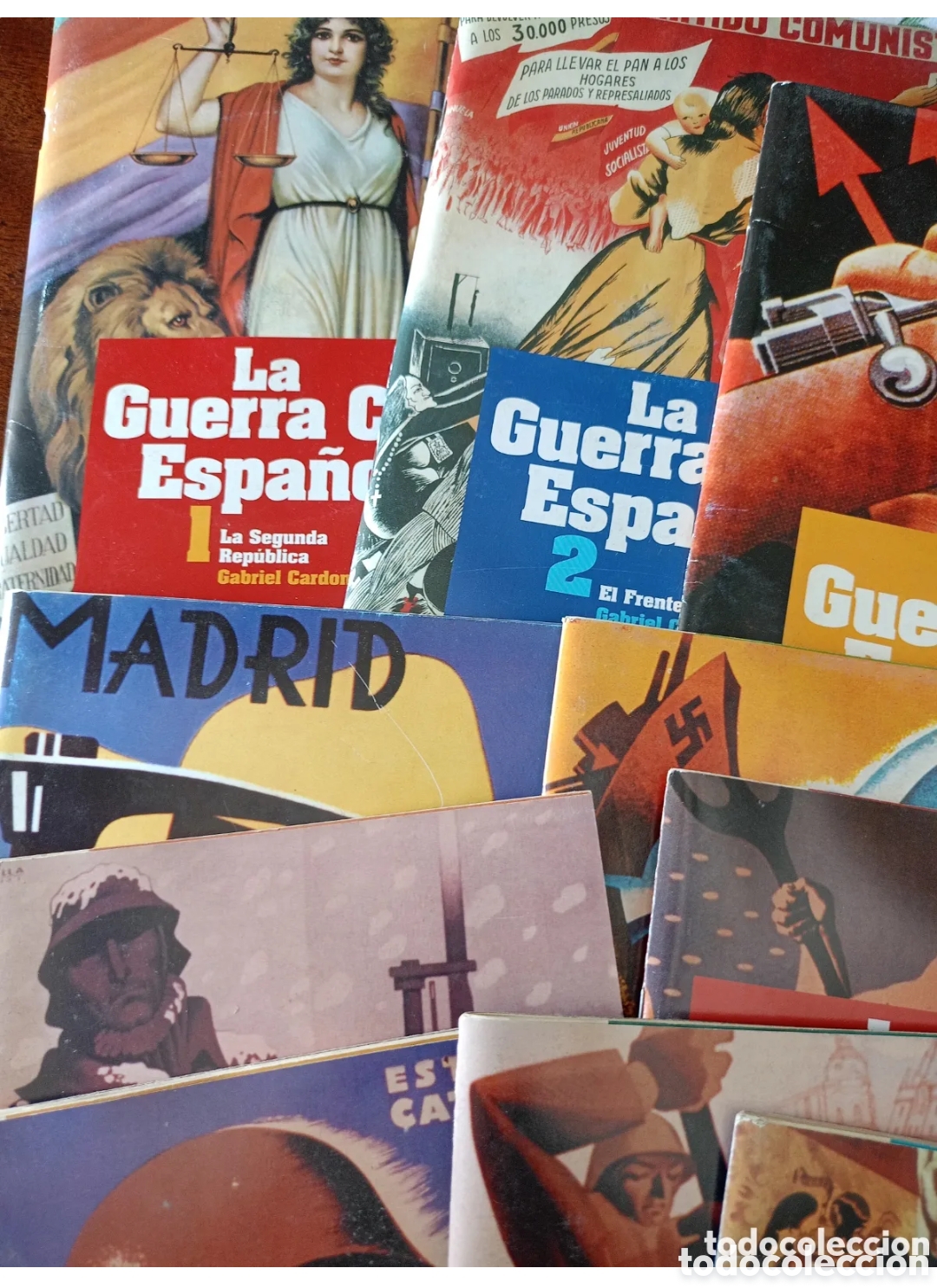 Series de TV: Gran lote la guerra civil espa&ntilde;ola la aventura de la historia 10 DVDs+libro