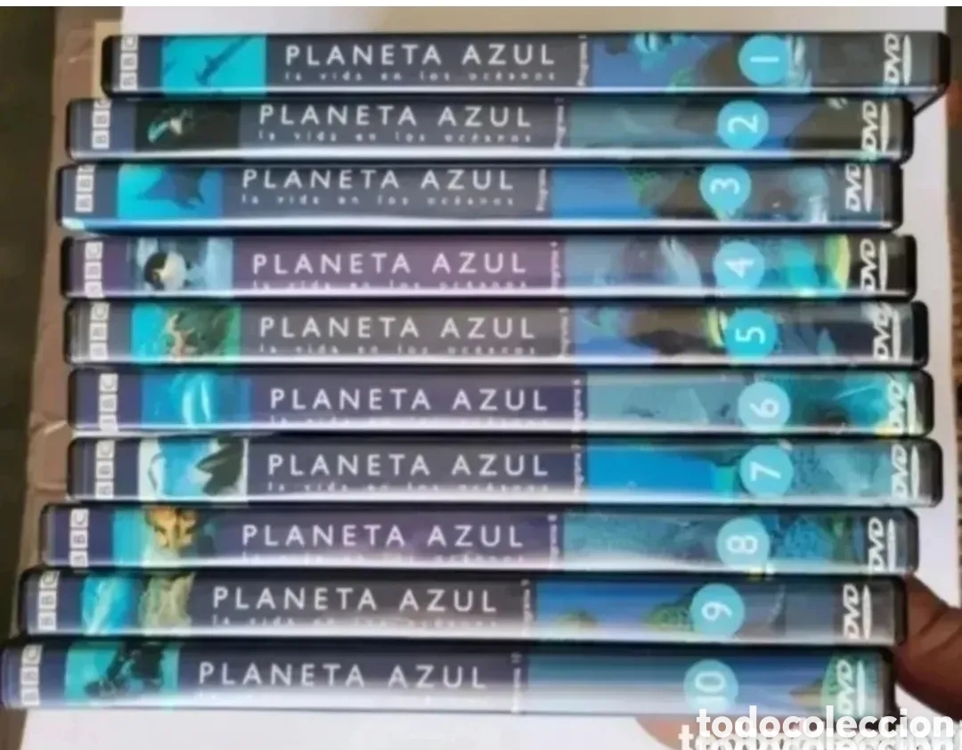 Series de TV: Planeta azul la vida de los oc&eacute;anos lote 10 dvds