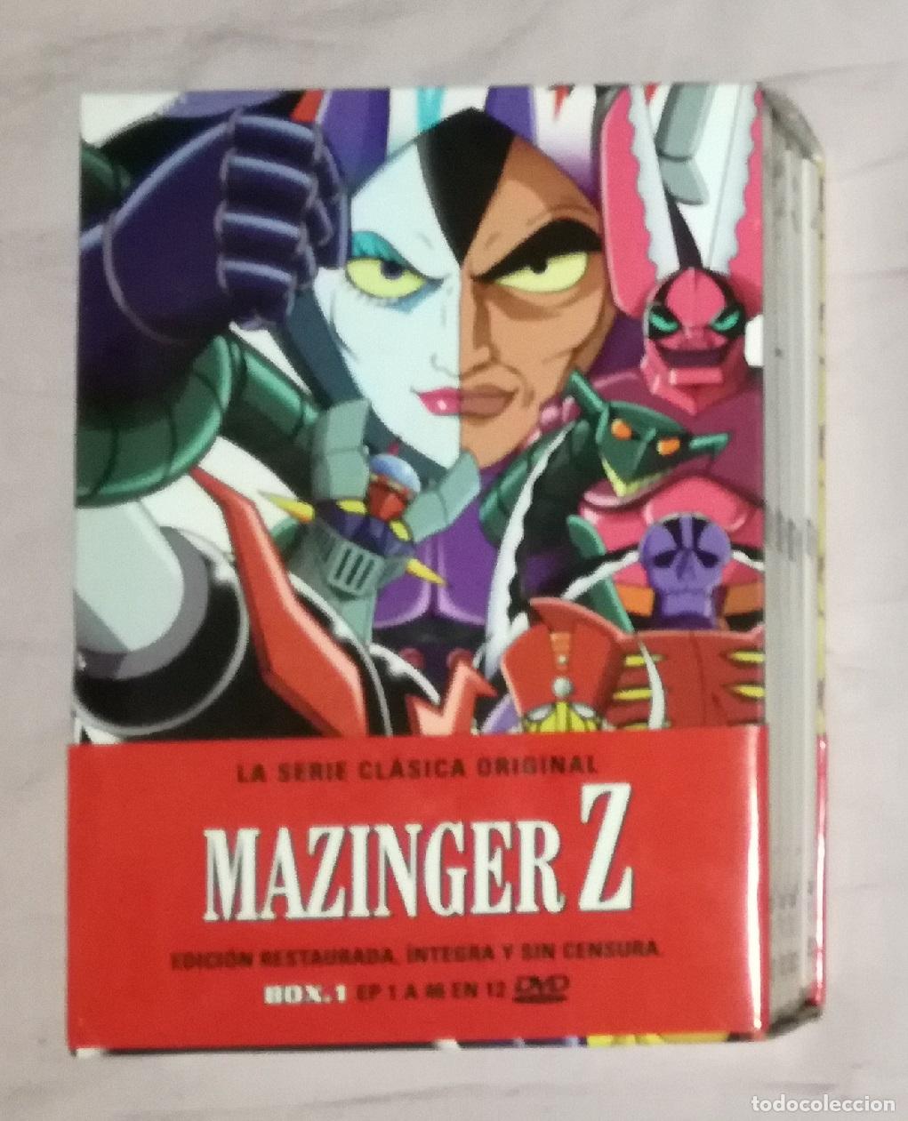 Series de TV: DVD Mazinger Z Box 1: Capitulos 1 al 48 en 12 DVDs