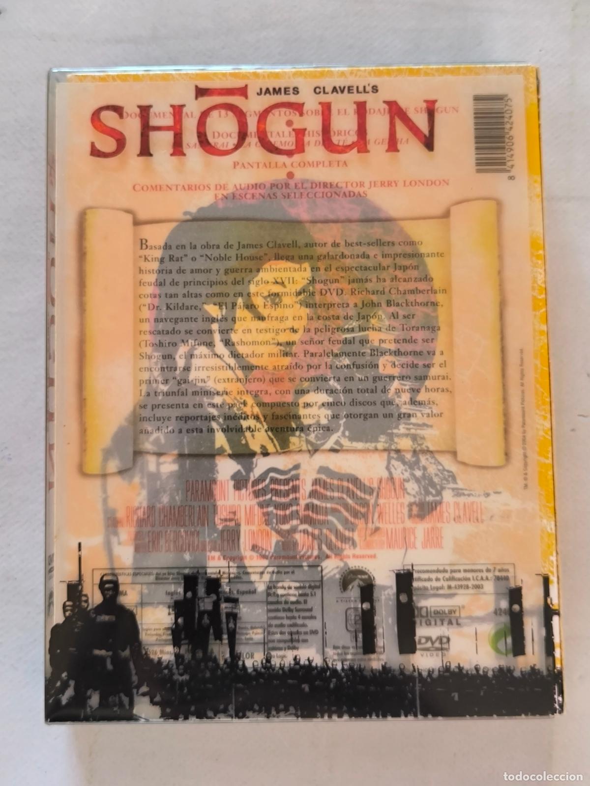 Series de TV: DVD SHOGUN - JAMES CLAVELLS - SERIE COMPLETA - 5 DISCOS (EEw) - Foto 3