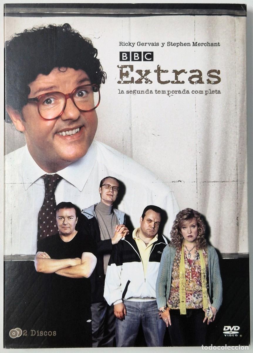 Series de TV: Extras. Segunda temporada completa (2005) 2 DVD. Con Ricky Gervais y Stephen Merchant