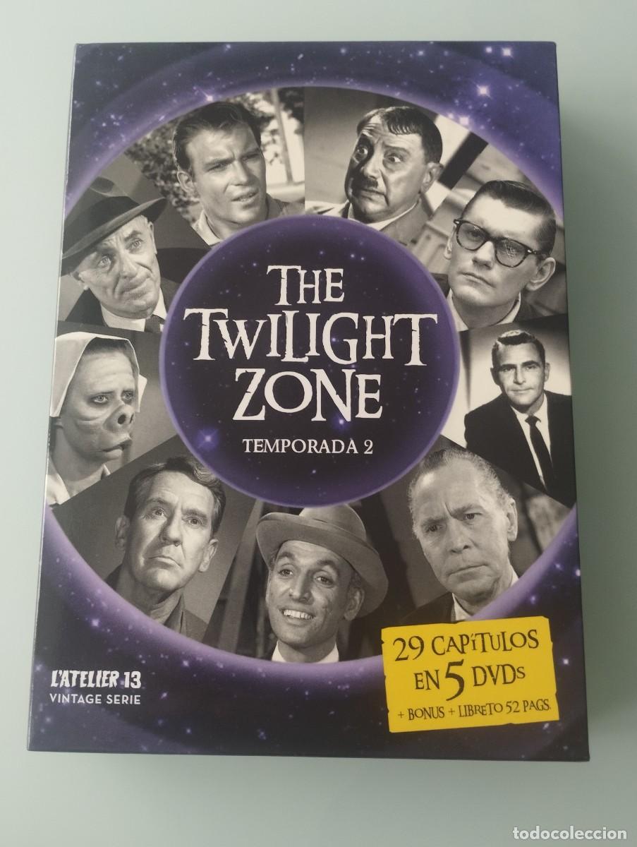 Series de TV: Segunda Temporada completa en DVD de la serie the Twilight zone con libreto y bonus de L'Atelier