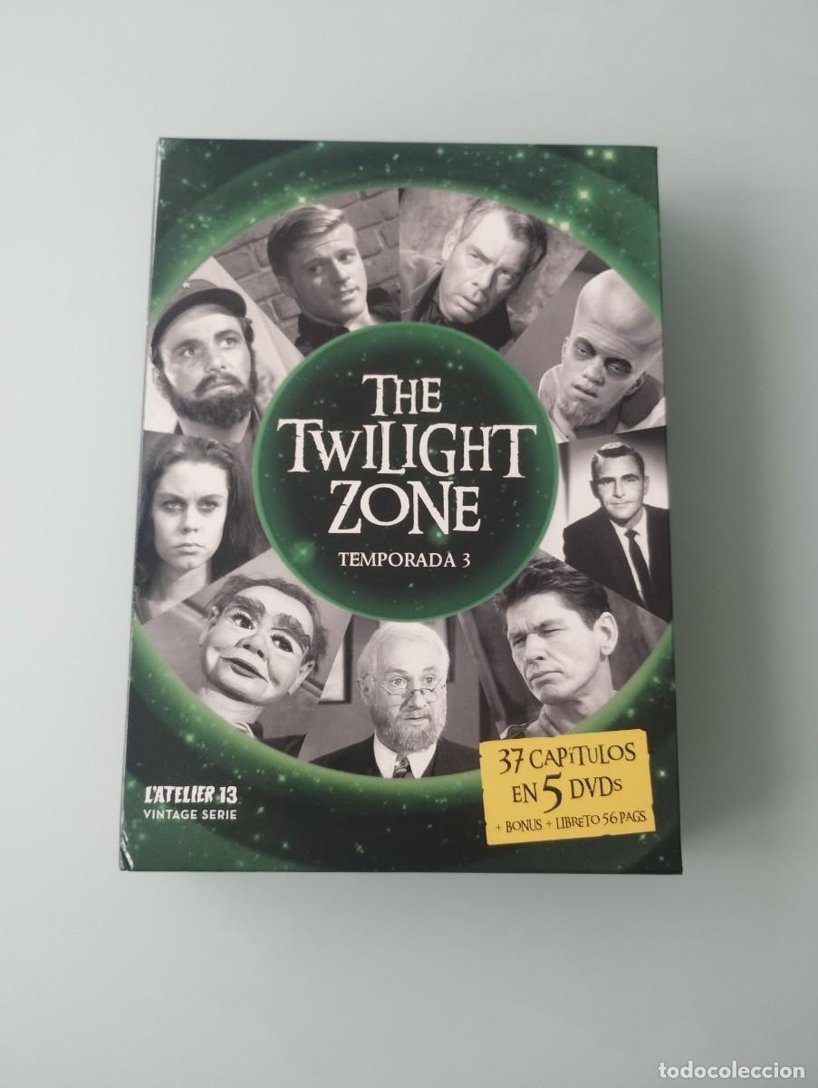Series de TV: Tercera temporada de The Twilight zone 5 DVDs m&aacute;s libreto de L'Atelier