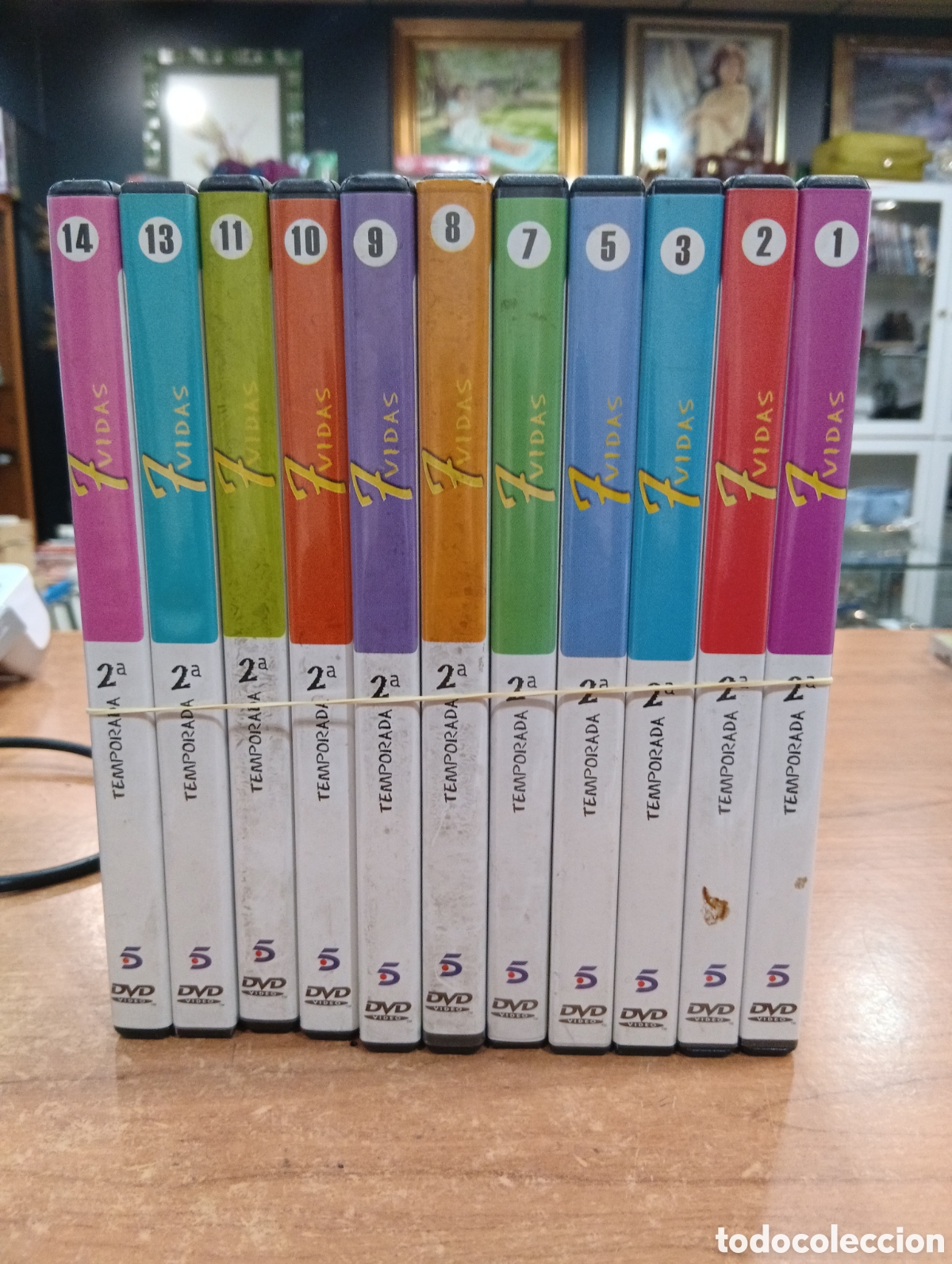 Series de TV: 7 vidas. 2&ordf; Temporada. LOTE DE 11 DVDs por solo 4,95 &euro;. Faltan los discos 4, 6 y 12