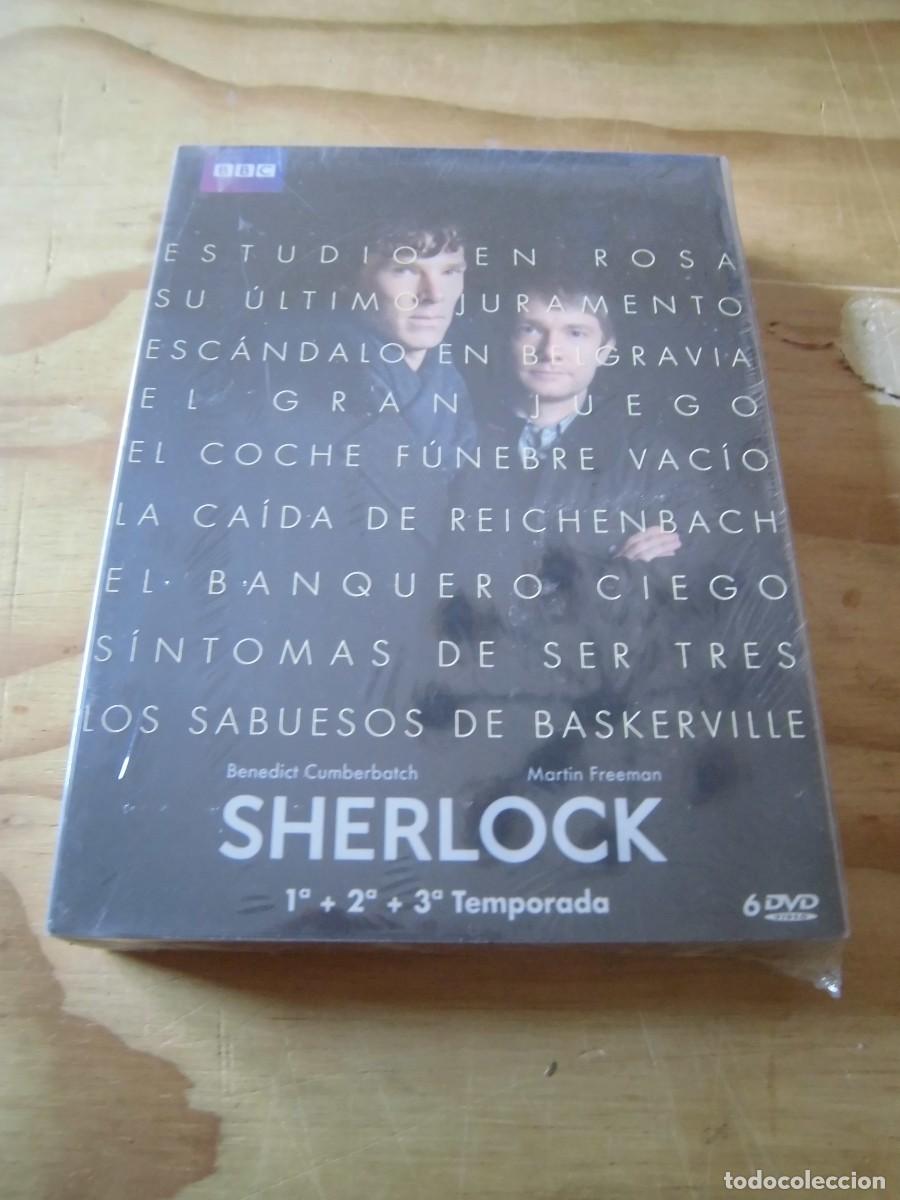 Series de TV: SERIE SHERLOCK TRES PRIMERAS TEMPORADAS EN 6 DVD'S PRECINTADA