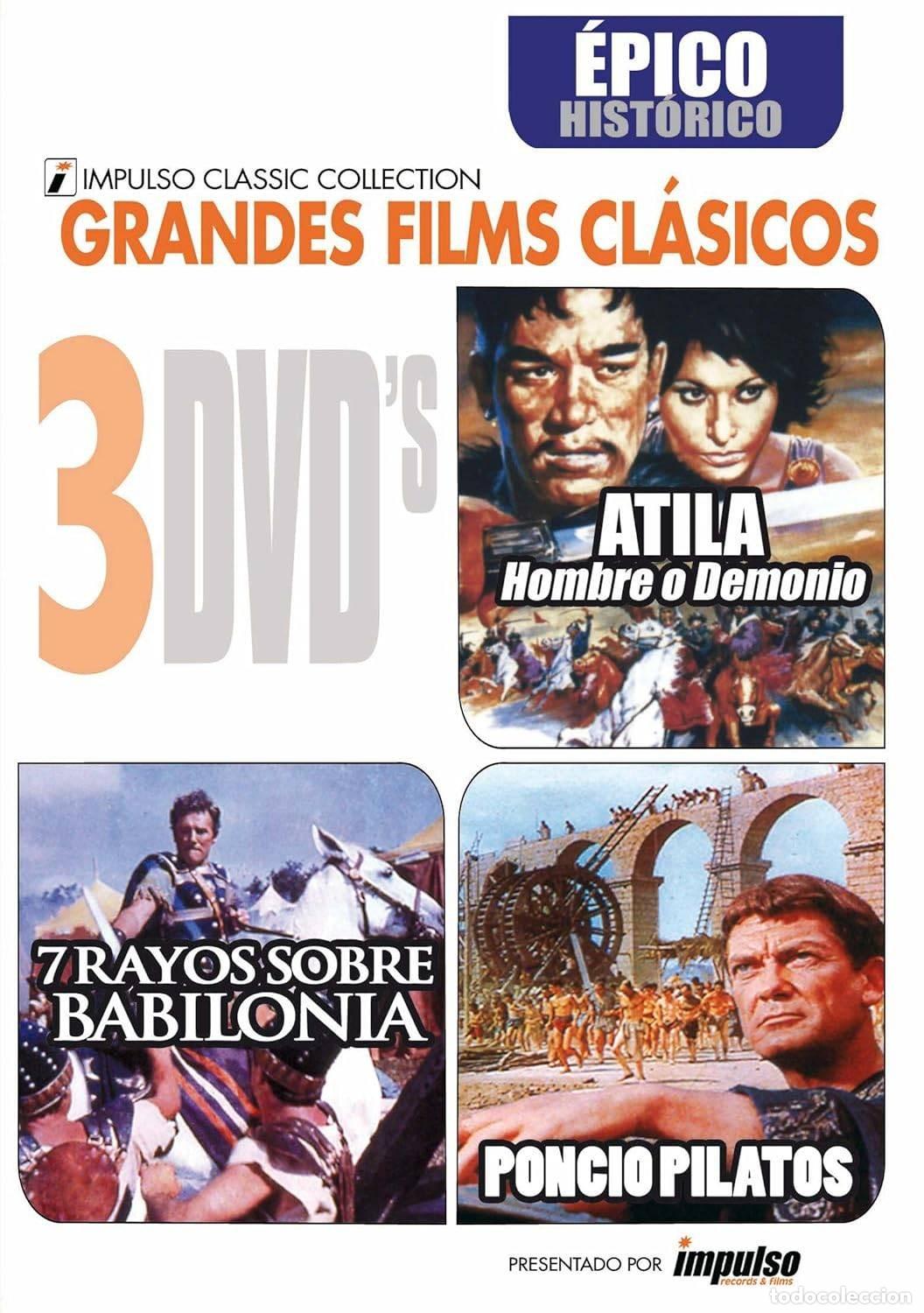 Fernsehserien: Pack Especial Epico y Mitologia: Atila, Hombre O Demonio / 7 Rayos Sobre Babilonia / Poncio Pilatos