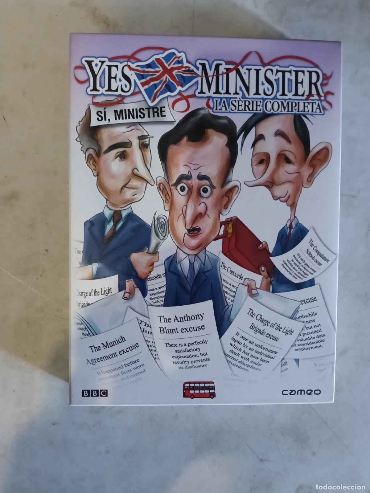 TV Series: YES PRIME MINISTER La Serie Completa DVD SI, PRIMER MINISTRO en CASTELLANO Como NUEVA