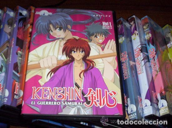 Series de TV: KENSHIN EL GUERRERO SAMURAY - LOTE DE 18 DVD - MANGA