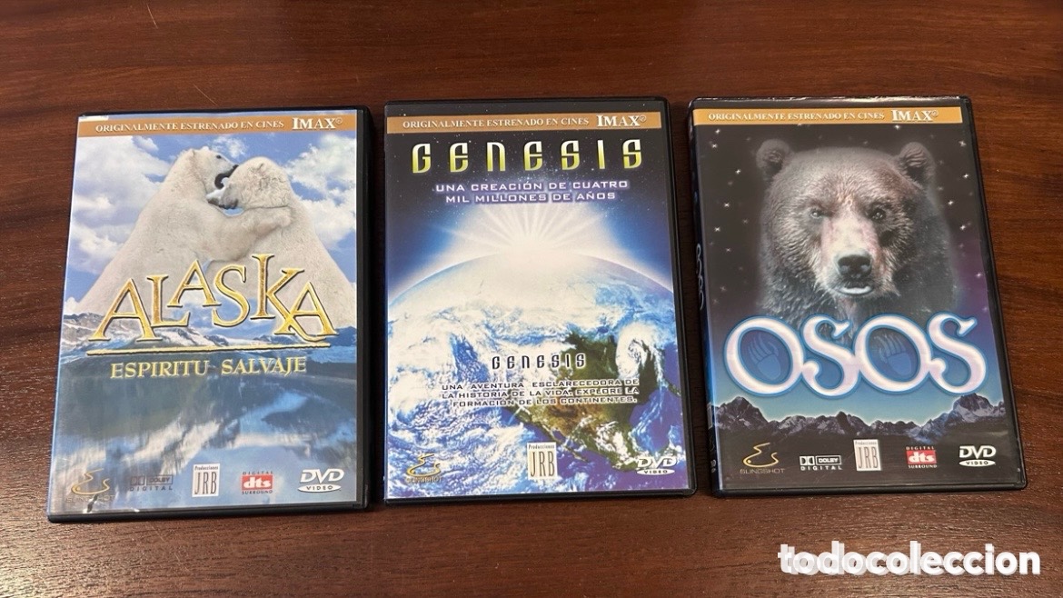 Series de TV: LOTE 3 DOCUMENTALES IMAX. ALASKA. G&Eacute;NESIS. OSOS