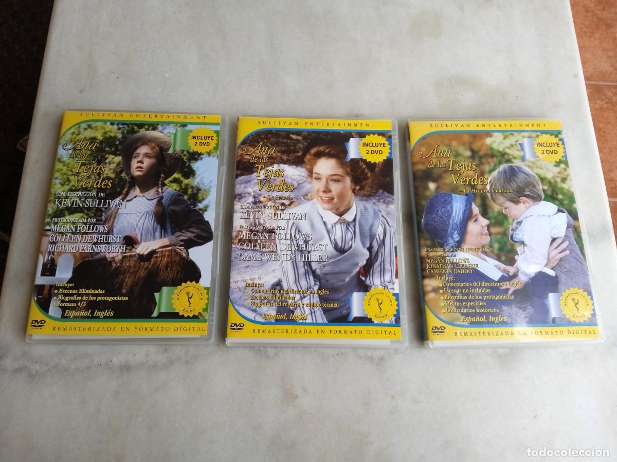 Series de TV: Ana de las tejas verdes en 3 estuches con 6 DVD ser&iacute;e completa.