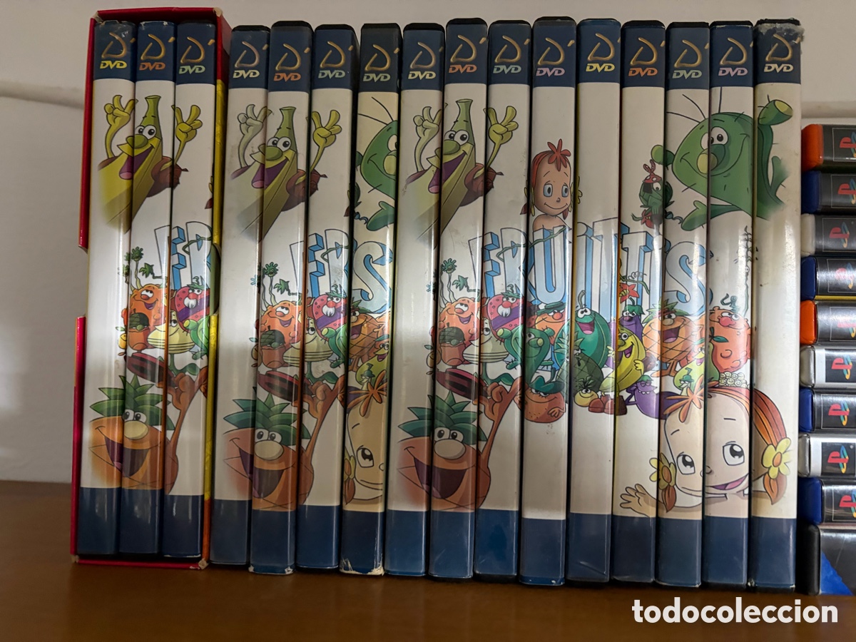 Series de TV: Lote de 16 DVD originales de la serie de dibujos los fruittis