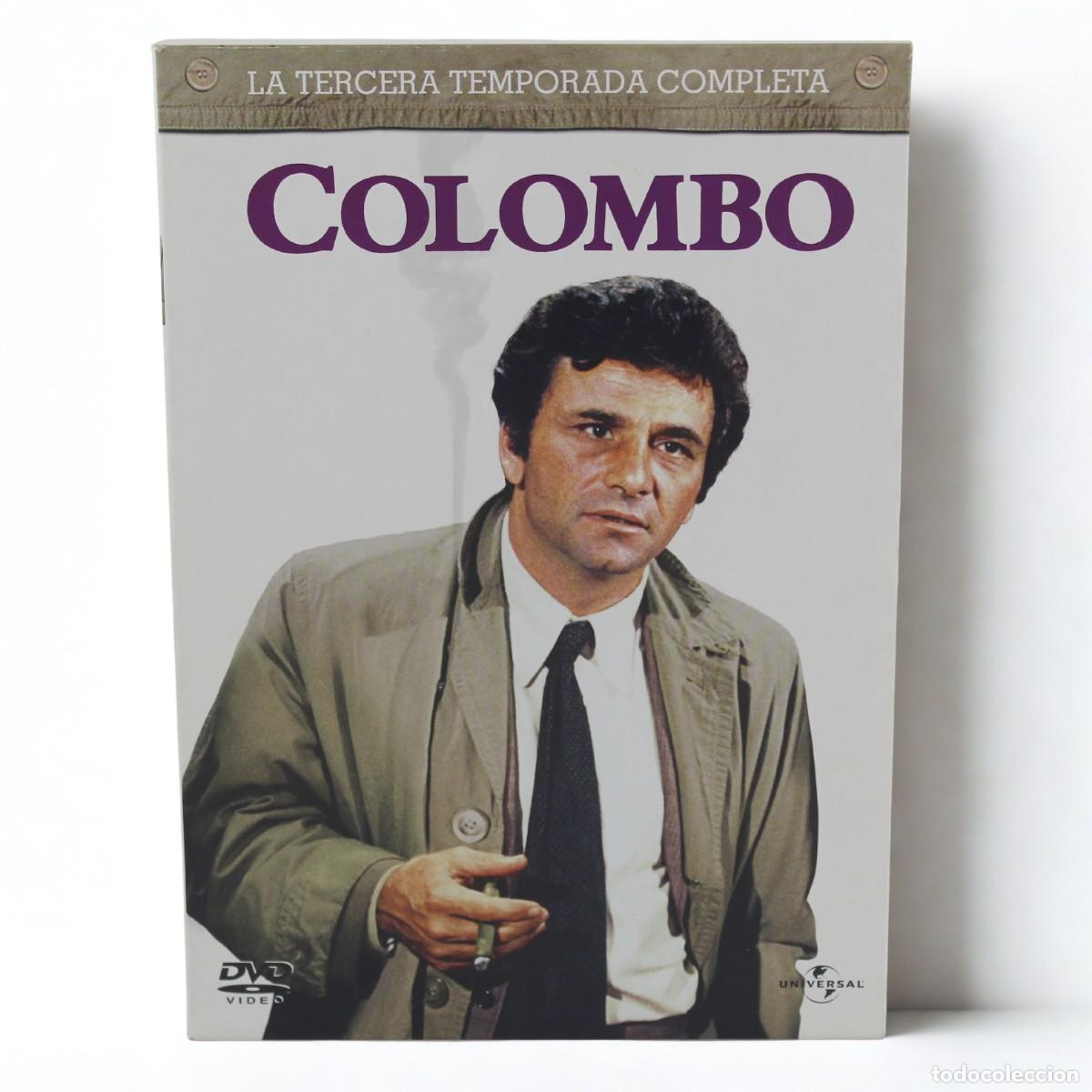 Series de TV: Colombo Tercera Temporada Completa DVD 4 Discos Peter Falk PAL2 Espa&ntilde;ol e Ingles