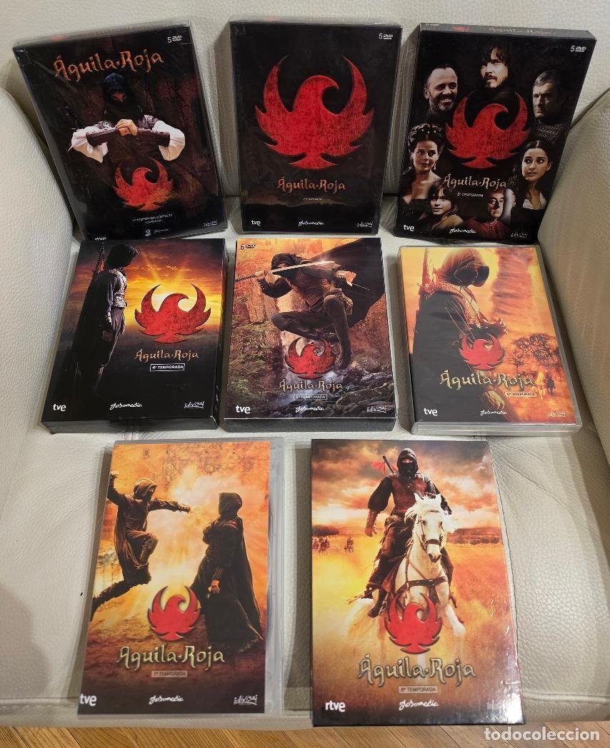 Series de TV: Colecci&oacute;n de la serie de TVE &Aacute;guila Roja en DVD, abarcando las temporadas 1 a 8