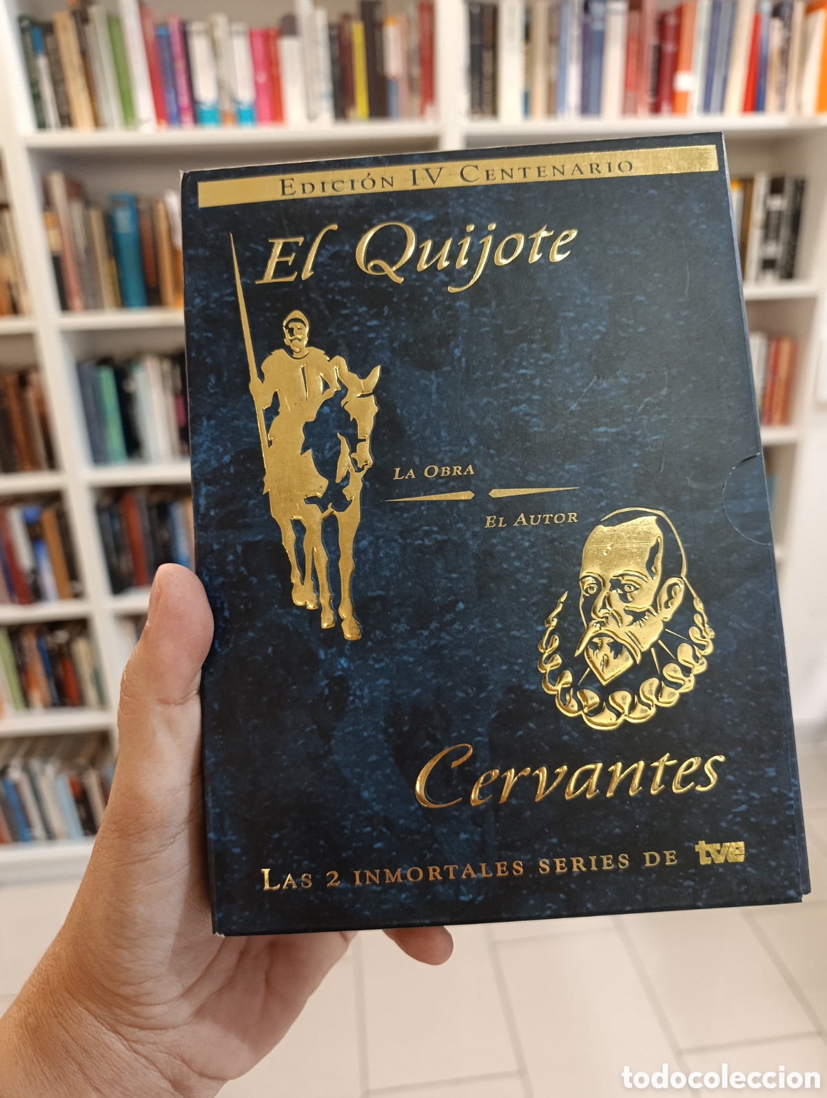 Series de TV: DVD EL QUIJOTE Y CERVANTES EDICI&Oacute;N IV CENTENARIO, LAS DOS INMORTALES SERIES DE TVE.