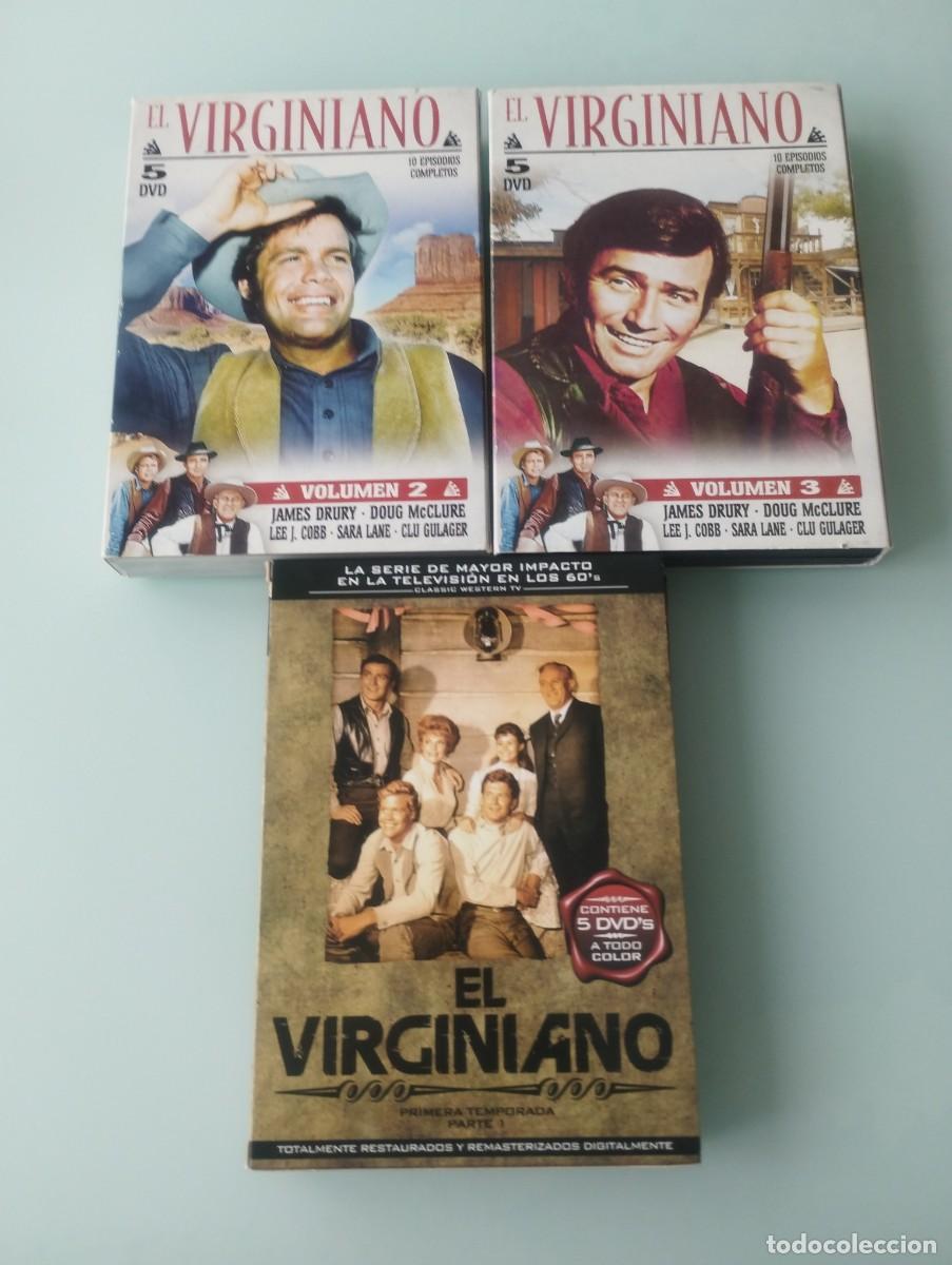 Series de TV: Pack serie El Virginiano en DVD , primera temporada parte 1 , volumen 2 y volumen 3 en espa&ntilde;ol e ing
