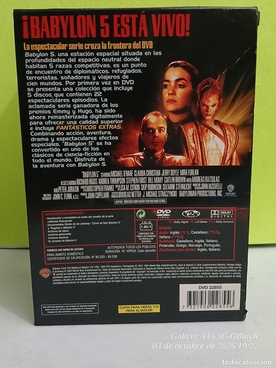 Series de TV: BABYLON 5. Temporada 1 completa. 6 DVDs - Foto 3