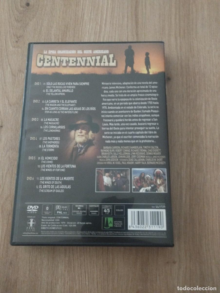Series de TV: Serie Centennial en 6 DVD con Richard Chamberlain como nueva - Foto 2