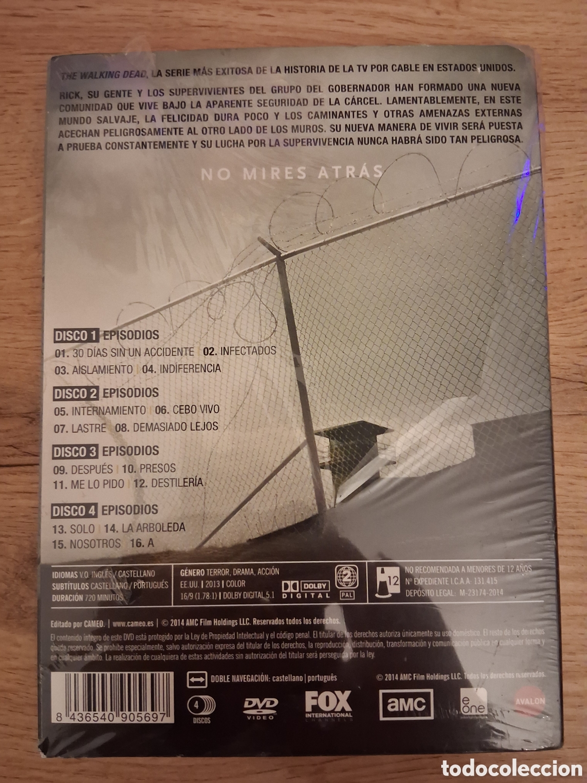 Series de TV: Walking Dead 4&ordf; cuarta temporada 4 DVD Precintado - Foto 2