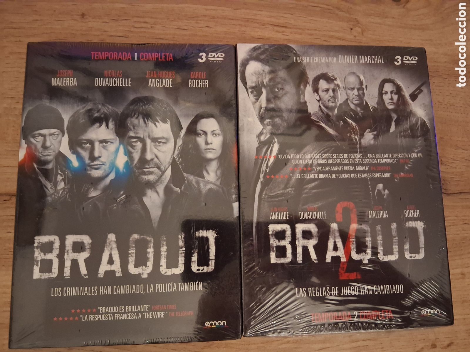 Series de TV: Braquo 1&ordf; primera & 2&ordf; segunda temporada 6 DVD Precintado
