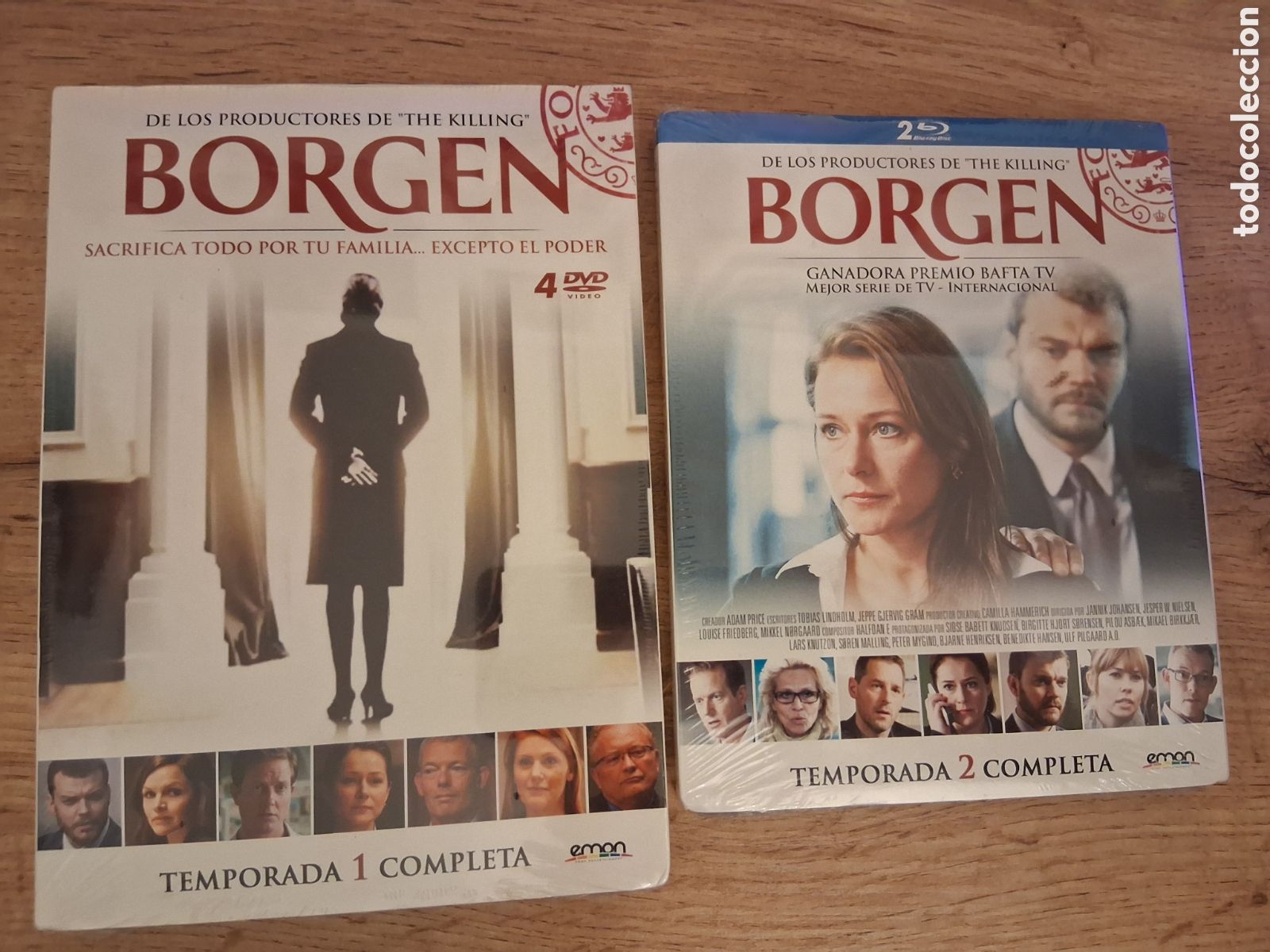 Series de TV: Borgen 1&ordf; temporada en 4 DVD y 2&ordf; en 2 Blu-ray Precintadas Serie