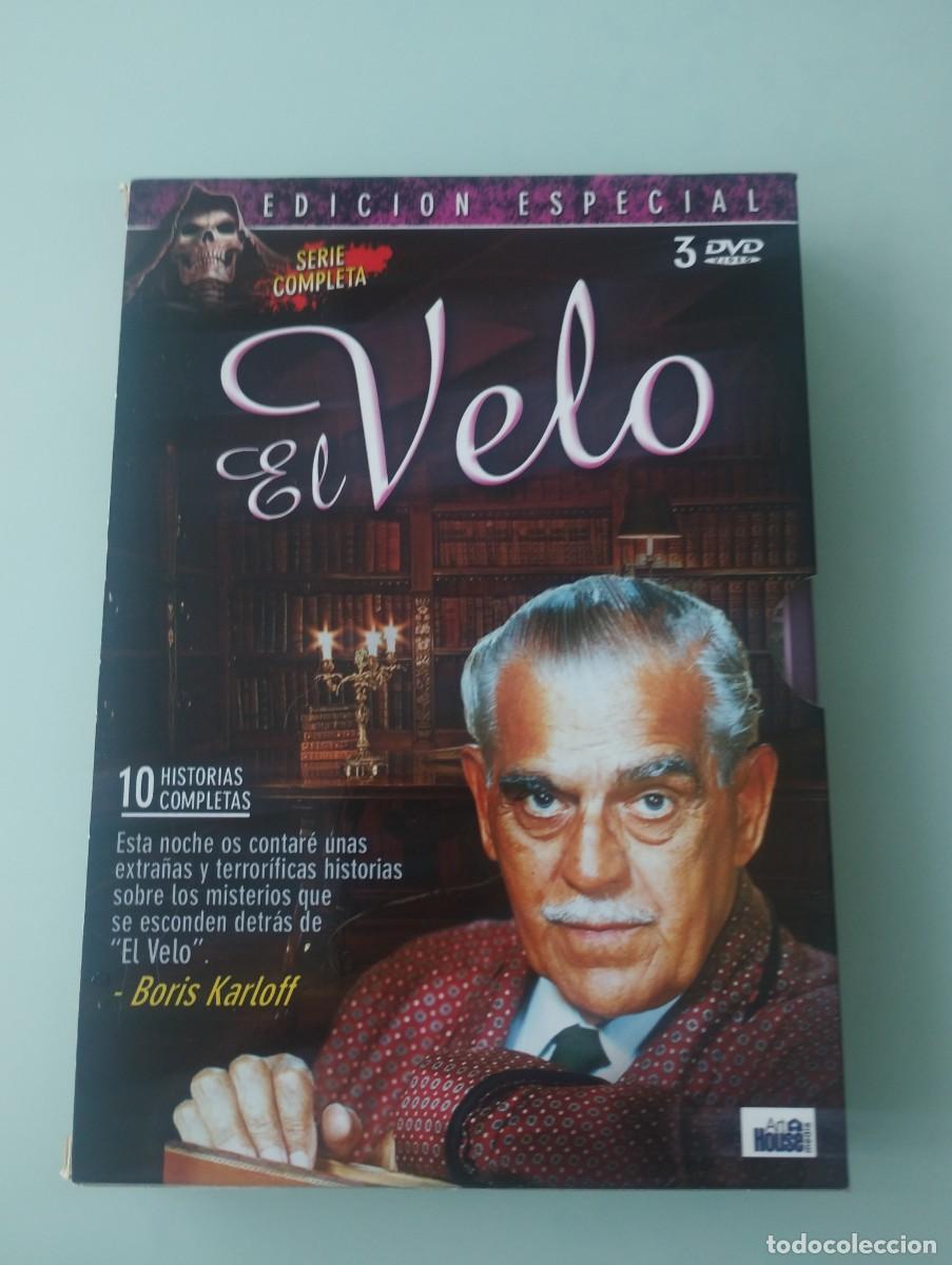 Series de TV: Serie El velo de Boris Karloff en 3 DVD con estuche de cart&oacute;n