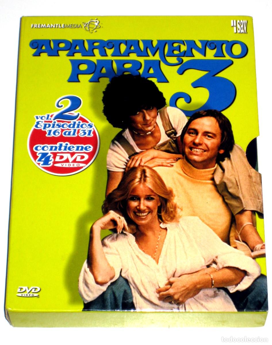 Series de TV: Apartamento para 3 (Tres) Vol. 2 - John Ritter Joyce DeWitt Suzanne Somers DVD DESCATALOGADA