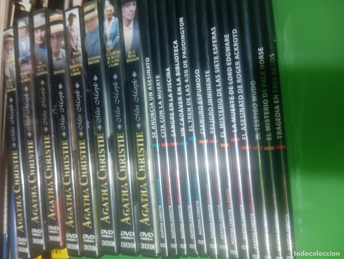 Series de TV: Megalote 21 DVDs AGATHA CHRISTIE - 8 Estuches Miss Marple (BBC) + 13 Estuches Finos H&eacute;rcules Poirot