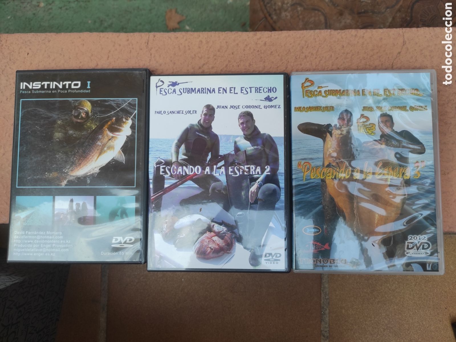 Series de TV: PESCANDO A LA ESPERA 2 Y 3 / INSTITUTO 1. DVD PESCA SUBMARINA EN EL ESTRECHO
