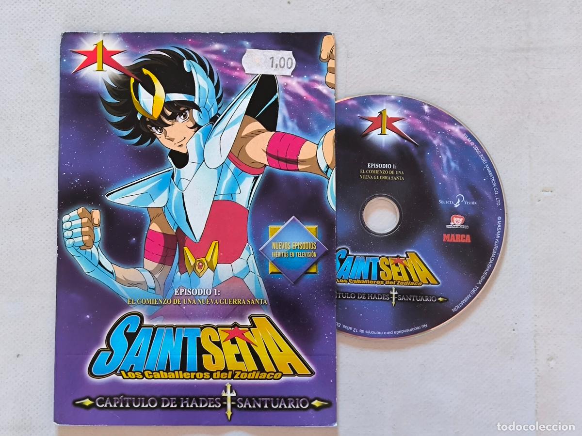 Series de TV: DVD SAINT SEIYA EPISODIO 1 - LOS CABALLEROS DEL ZODIACO - FUNDA FINA CARTON (018B)